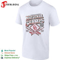 Oklahoma Sooners 3 Time NCAA Baseball National Champs Charles Schwab Field Omaha shirt