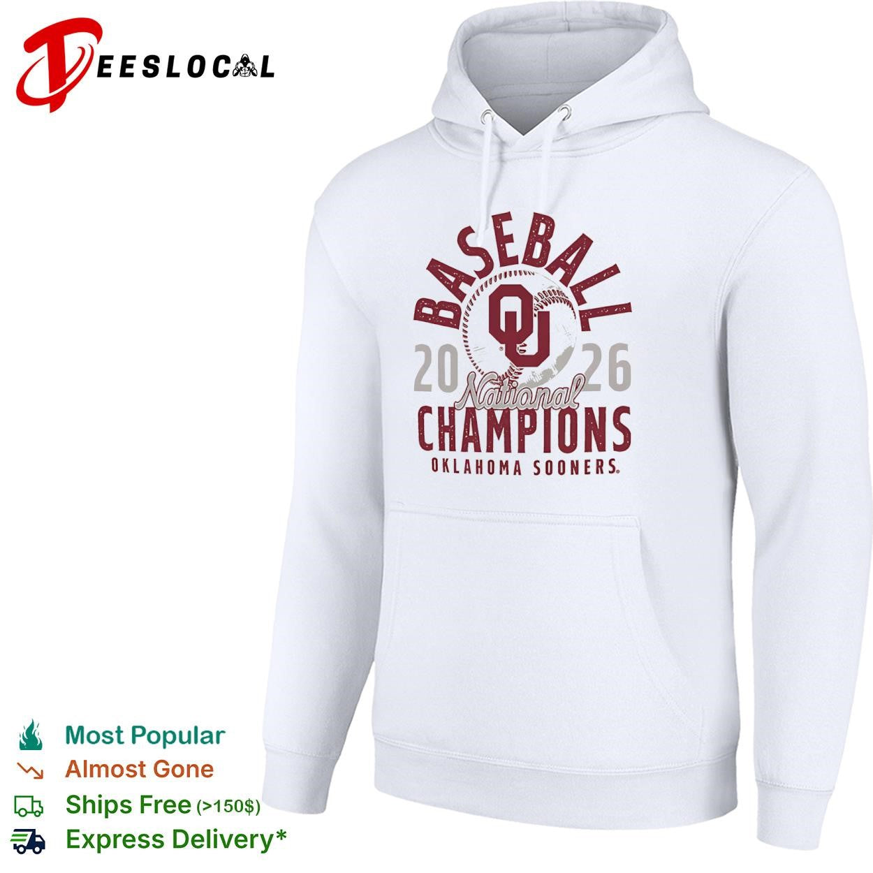 Oklahoma Sooners Baseball 2026 National Champions shirt