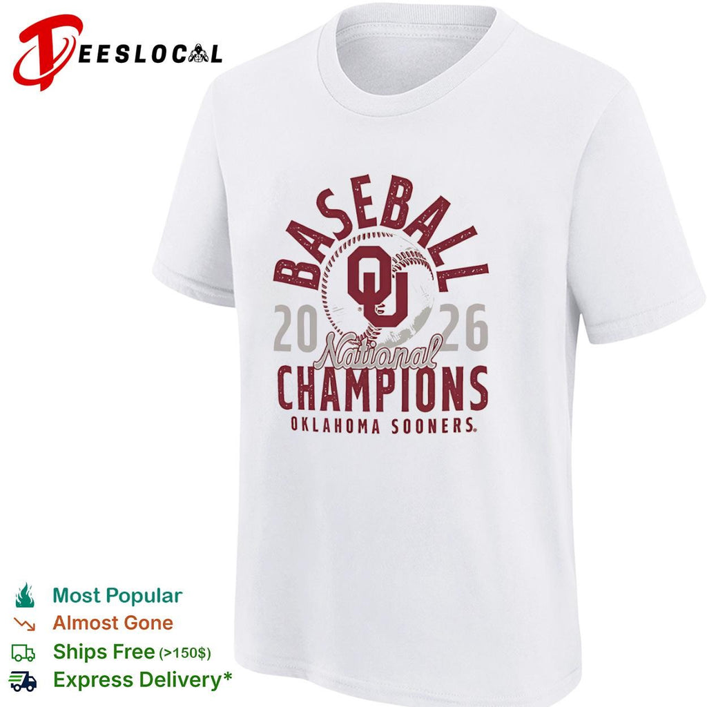 Oklahoma Sooners Baseball 2026 National Champions shirt