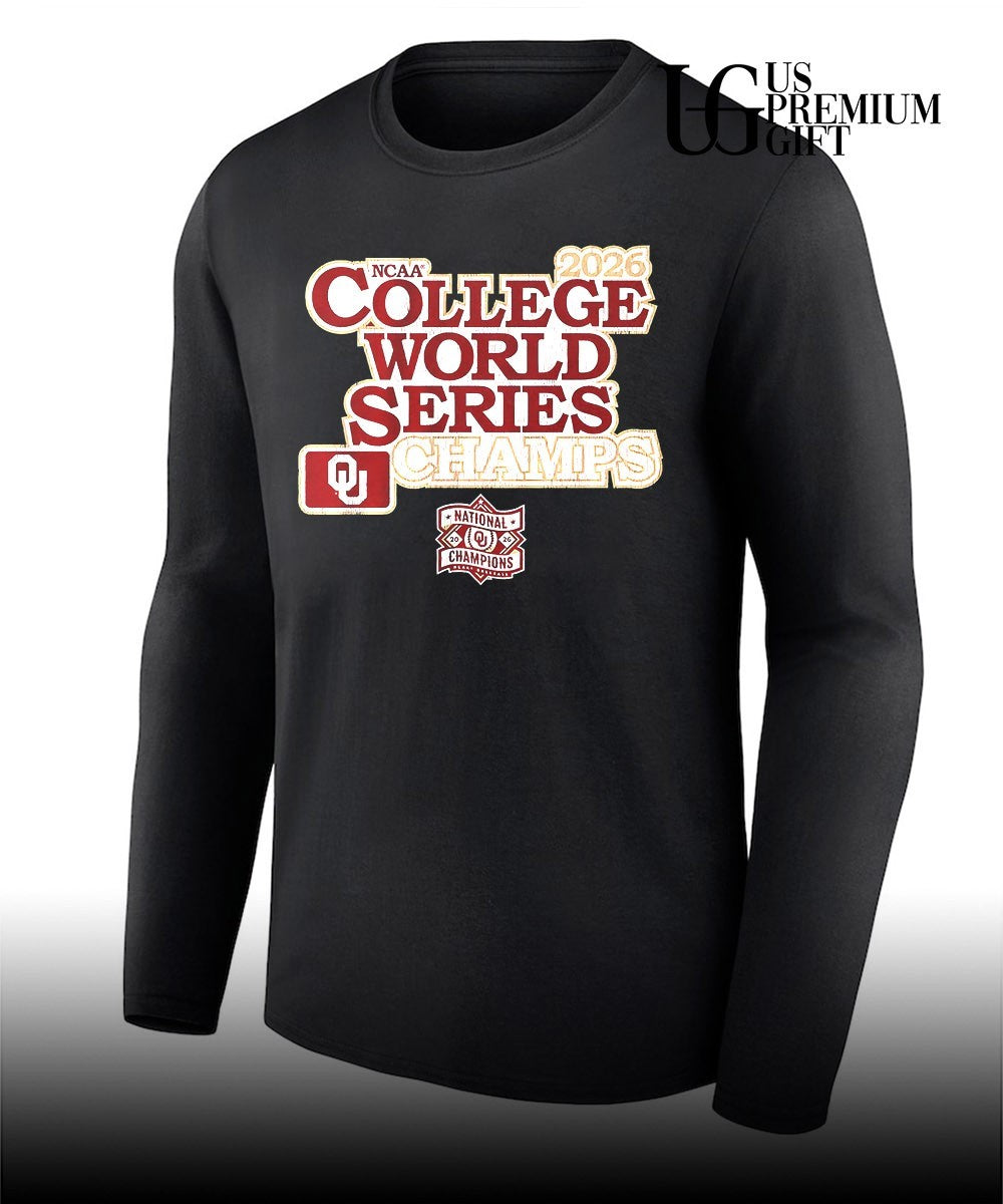 Oklahoma Sooners Baseball 2026 National Champions shirt