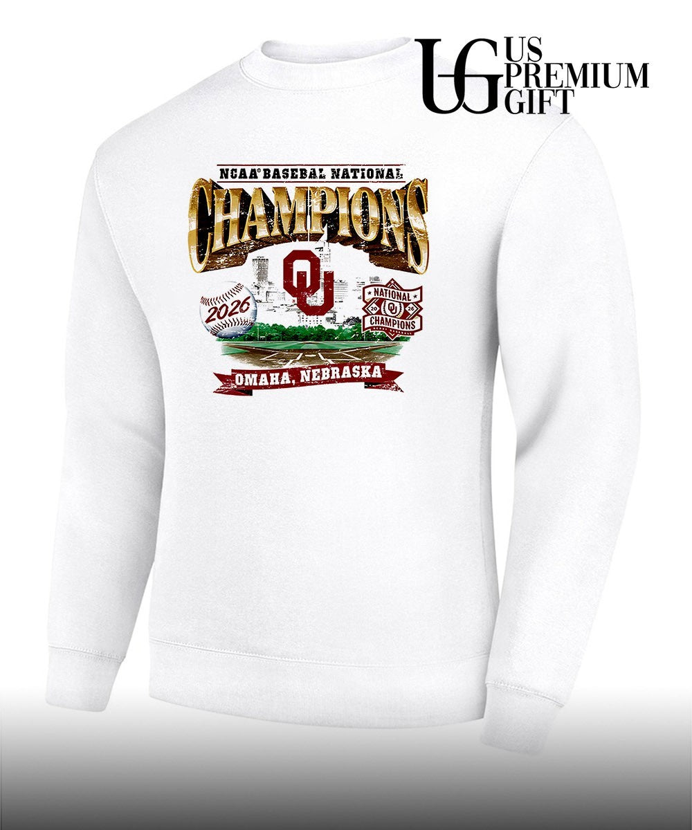 Oklahoma Sooners Baseball NCAA National Champions 2026 Omaha Nebraska shirt