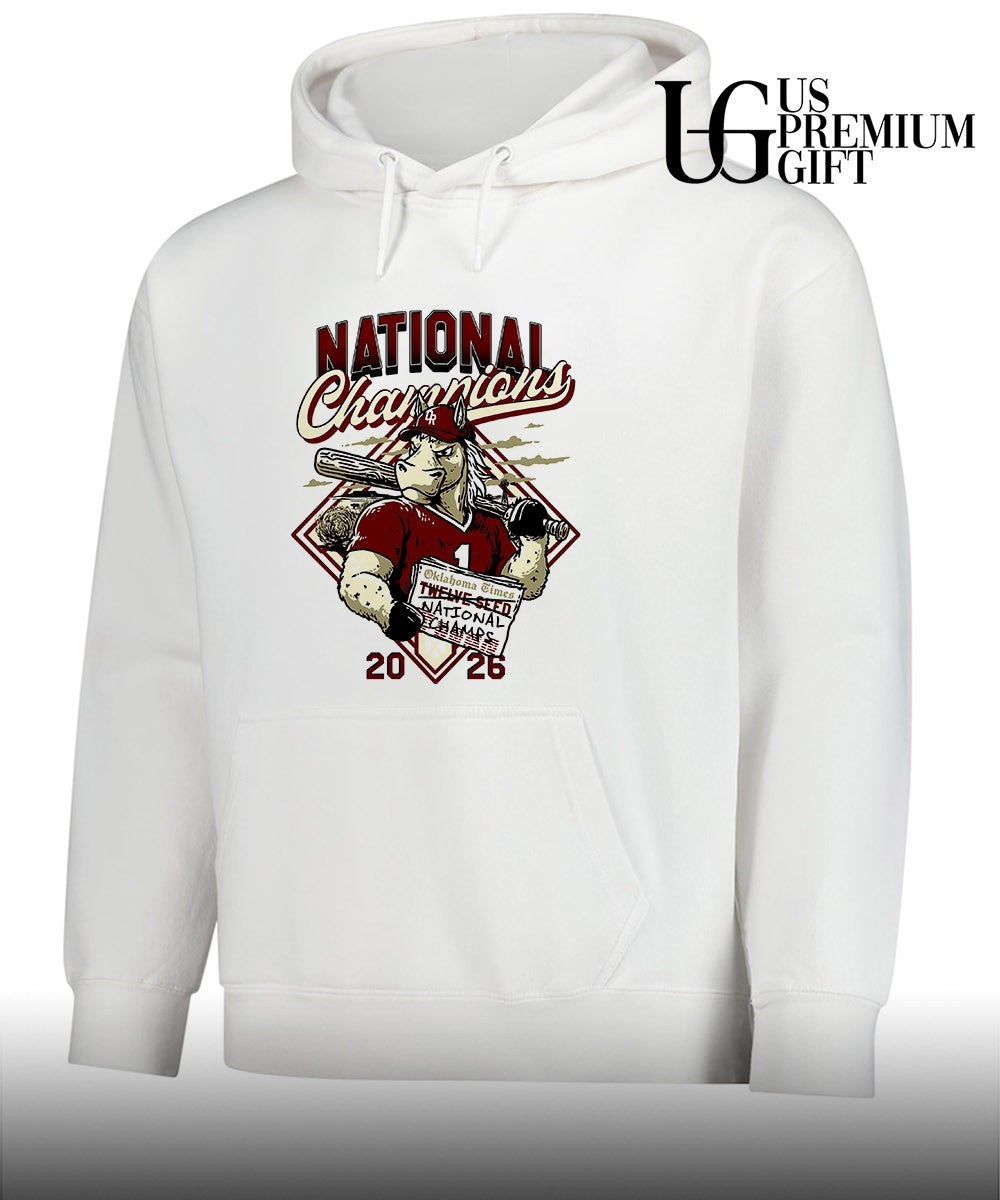 Oklahoma Sooners Baseball National Champions Twelve Seed Newspaper 2026 shirt