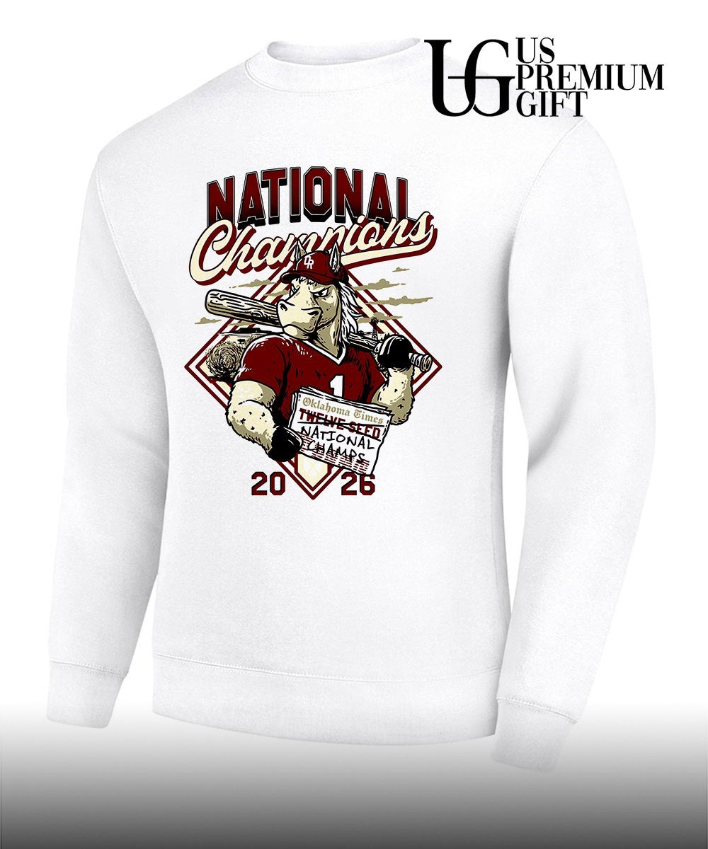 Oklahoma Sooners Baseball National Champions Twelve Seed Newspaper 2026 shirt