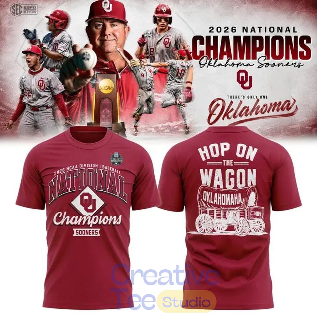 Oklahoma Sooners “Hop On The Wagon” T-Shirt