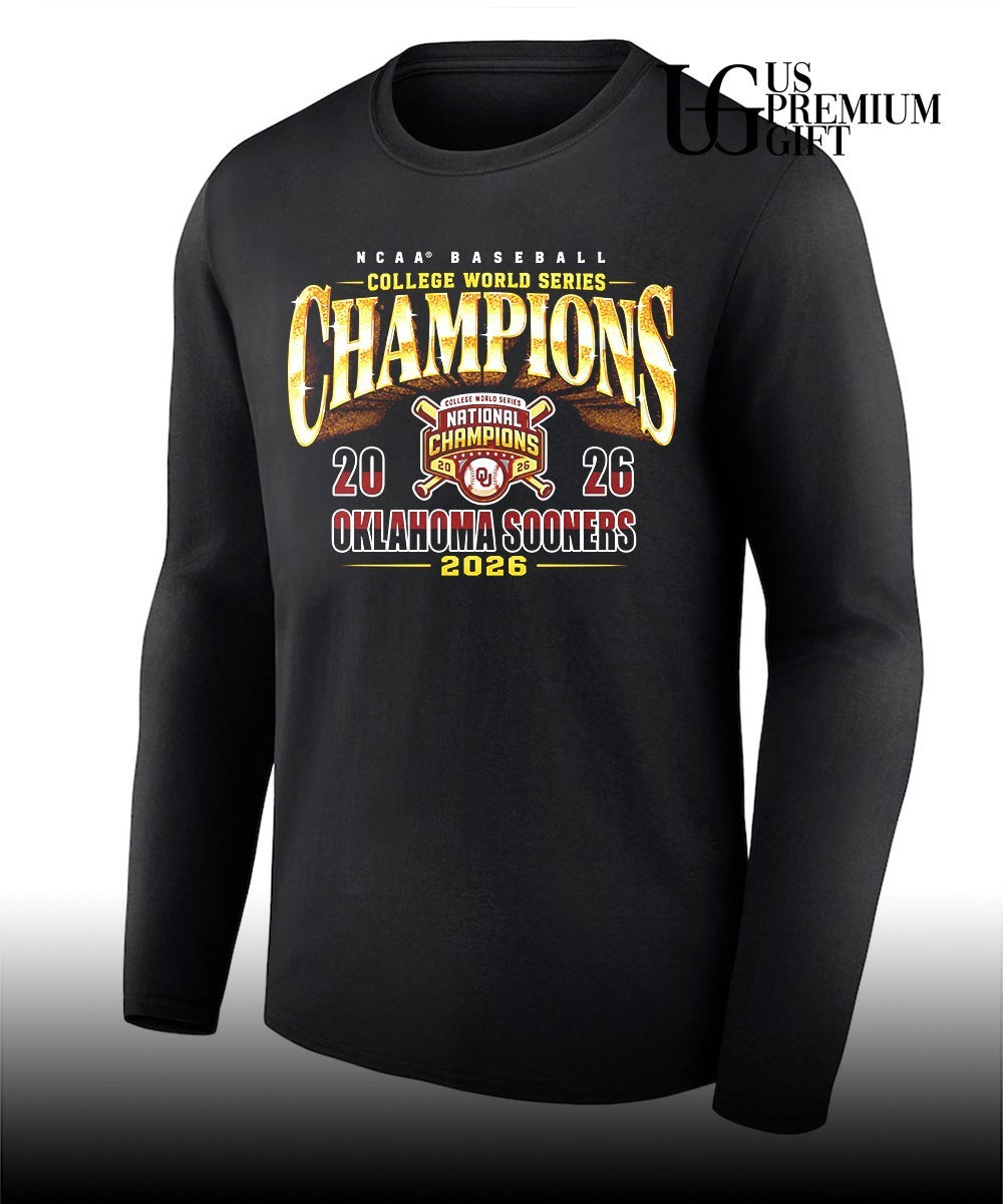 Oklahoma Sooners NCAA Baseball College World Series Champions 2026 National shirt