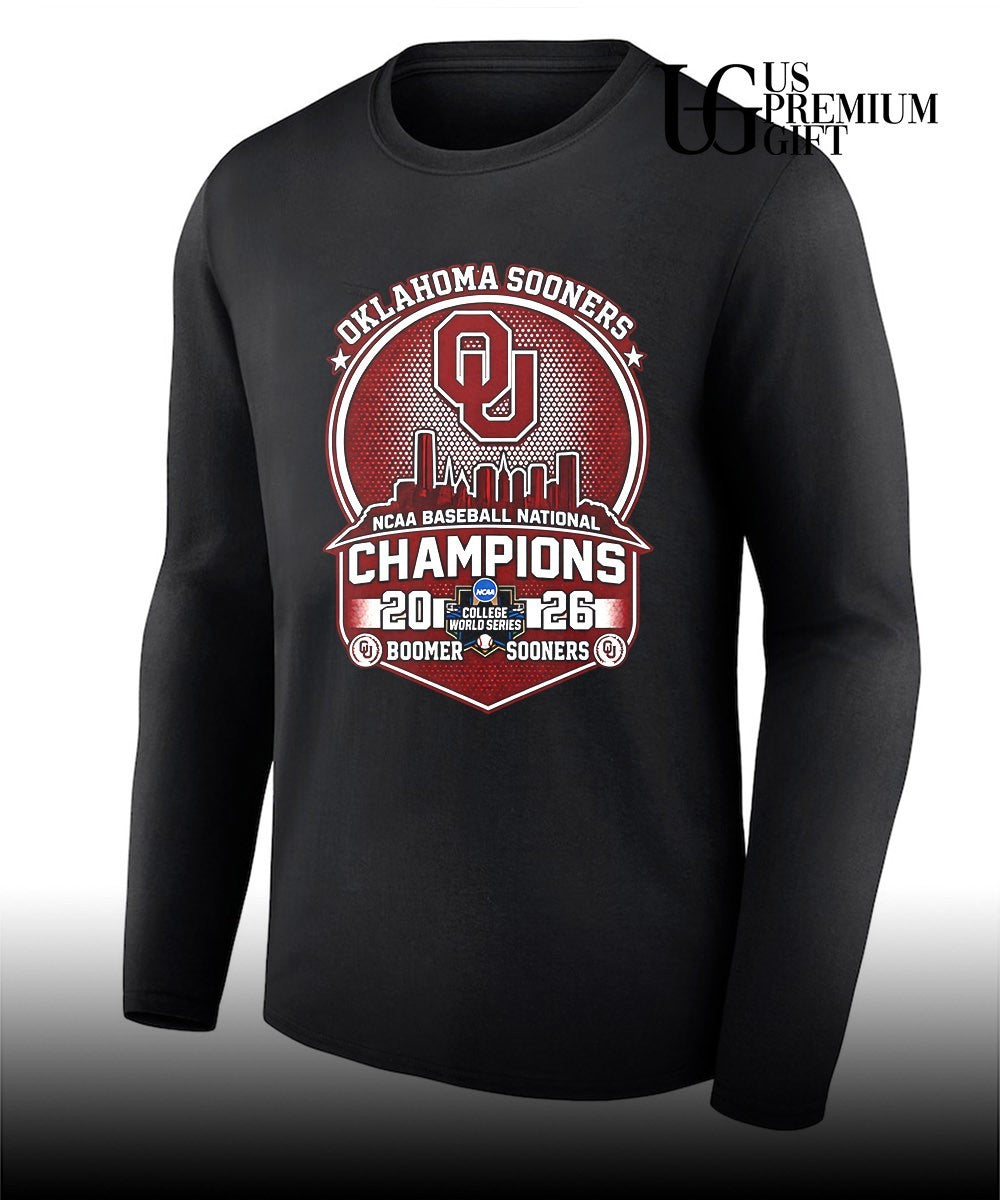 Oklahoma Sooners NCAA Baseball National Champions 2026 Boomer Sooner shirt