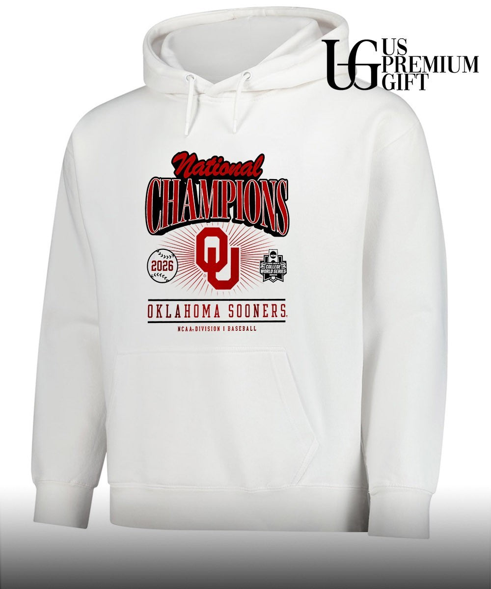 Oklahoma Sooners NCAA Baseball National Champions 2026 Men’s College World Series shirt