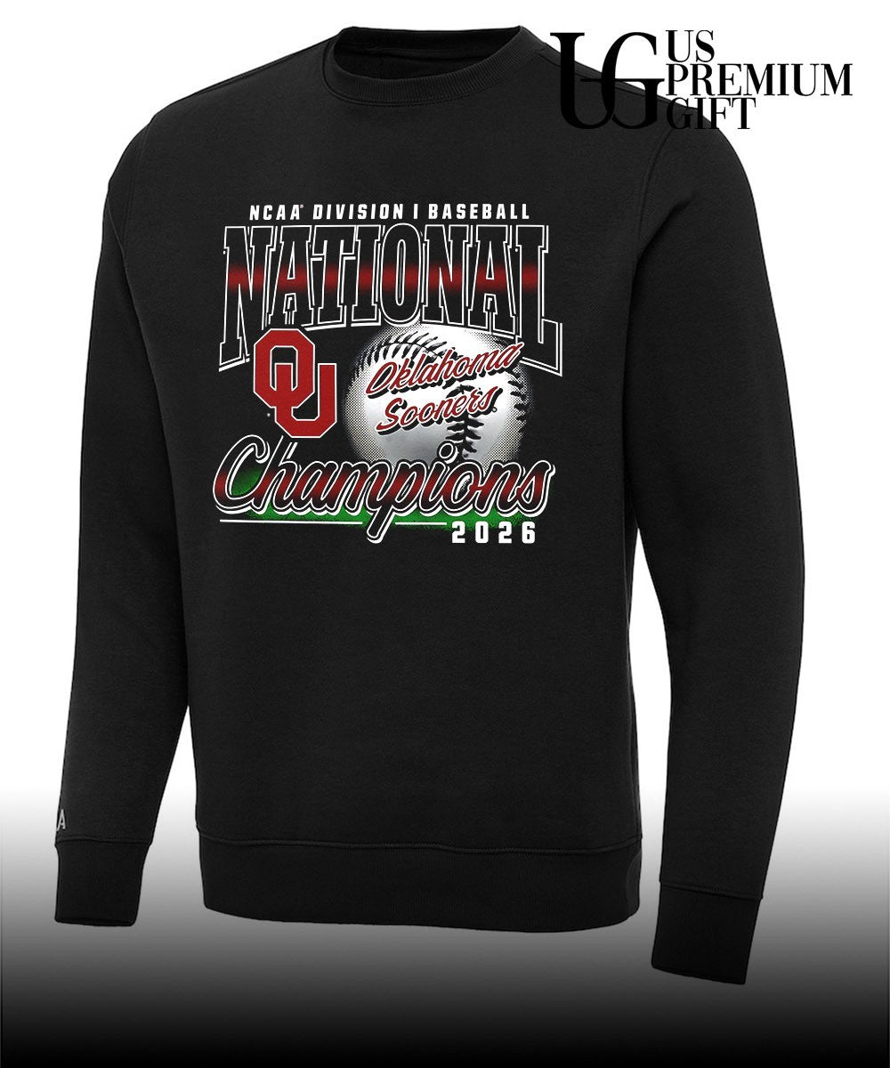Oklahoma Sooners NCAA Division I Baseball National Champions 2026 T-shirt