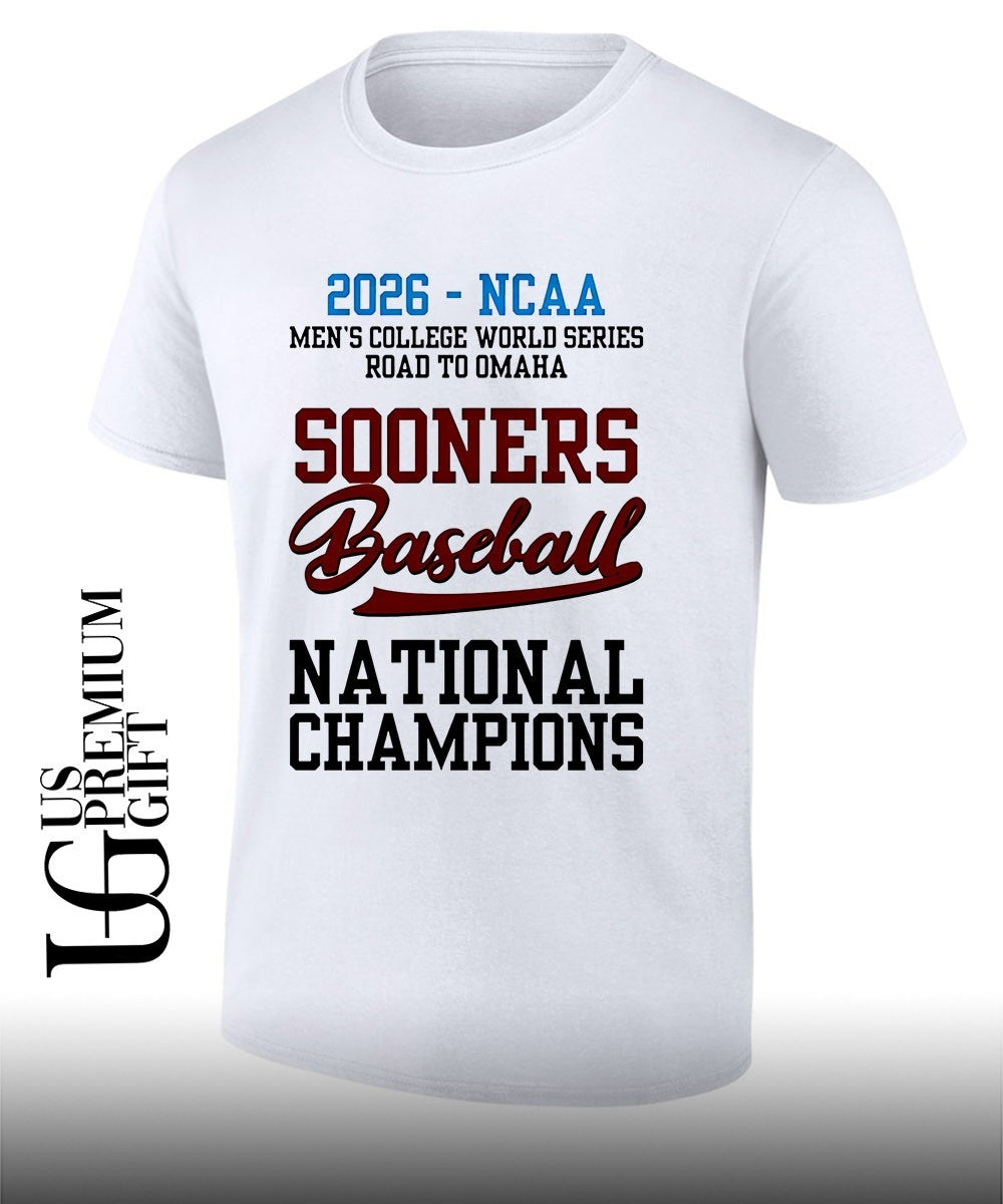 Oklahoma Sooners NCAA Men’s College World Series 2026 Baseball National Champions shirt