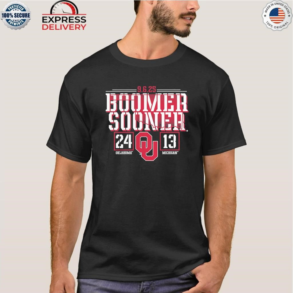 Oklahoma Sooners vs Michigan Wolverines 2025 Score Shirt