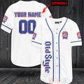 FASHION Old Style Beer Personalized Baseball Jerseys Botton Shirt