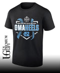 Omaheels North Carolina Tar Heels 2026 Baseball NCAA Men’s College World Series shirt
