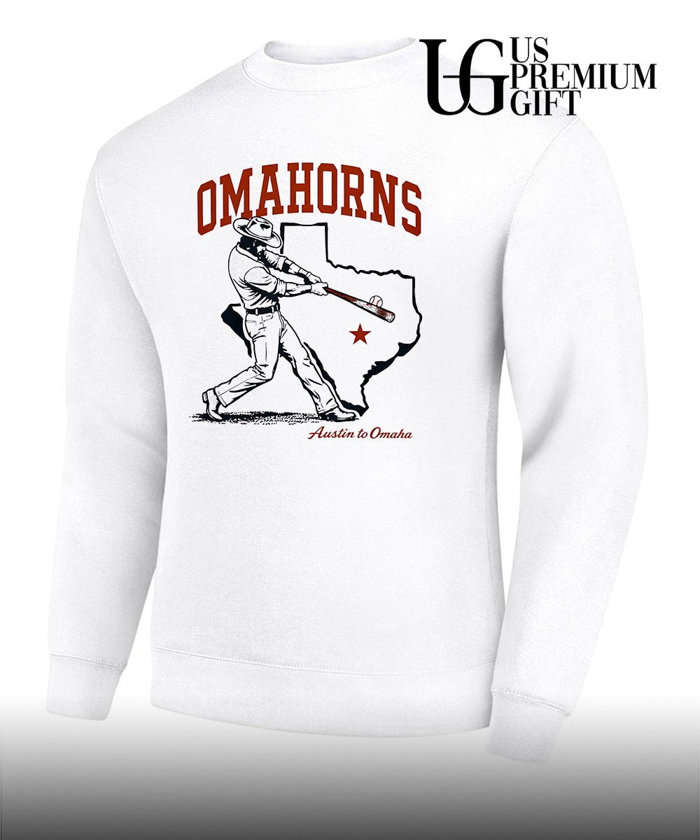 Omahorns Austin to Omaha Texas Longhorns shirt