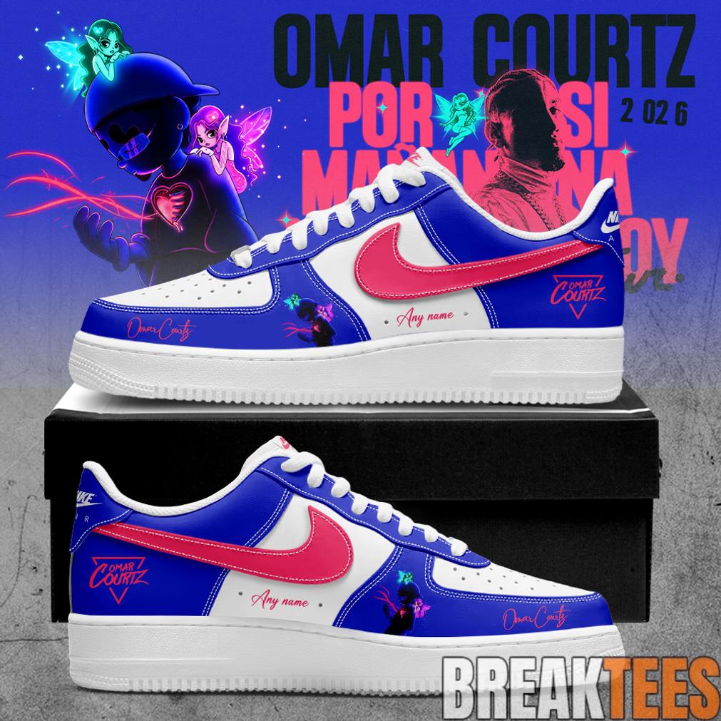 Omar Courtz Por Si Mañana No Estoy Tour 2026 Signature Custom AF1 Shoes