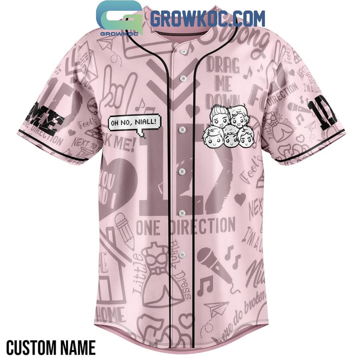 One Direction Spin The Bottle Personalized Baseball Jersey