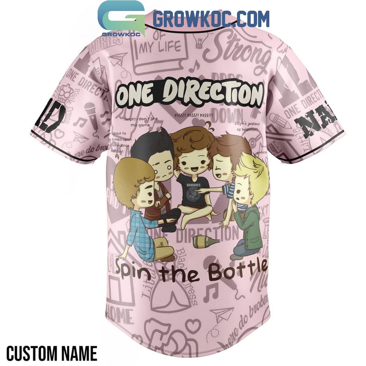 One Direction Spin The Bottle Personalized Baseball Jersey
