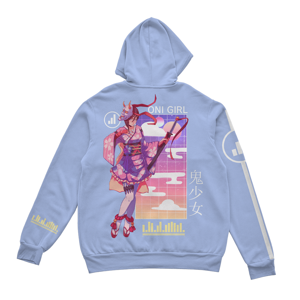 Oni Girl Zip Up Hoodie