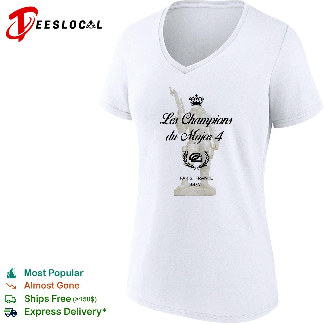 OpTic Gaming Les Champions du Major 4 Paris France shirt