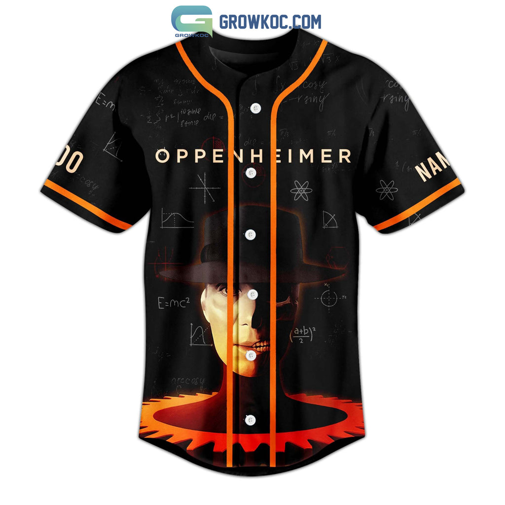 Oppenheimer The World Forever Changes 2023 Personalized Baseball Jersey