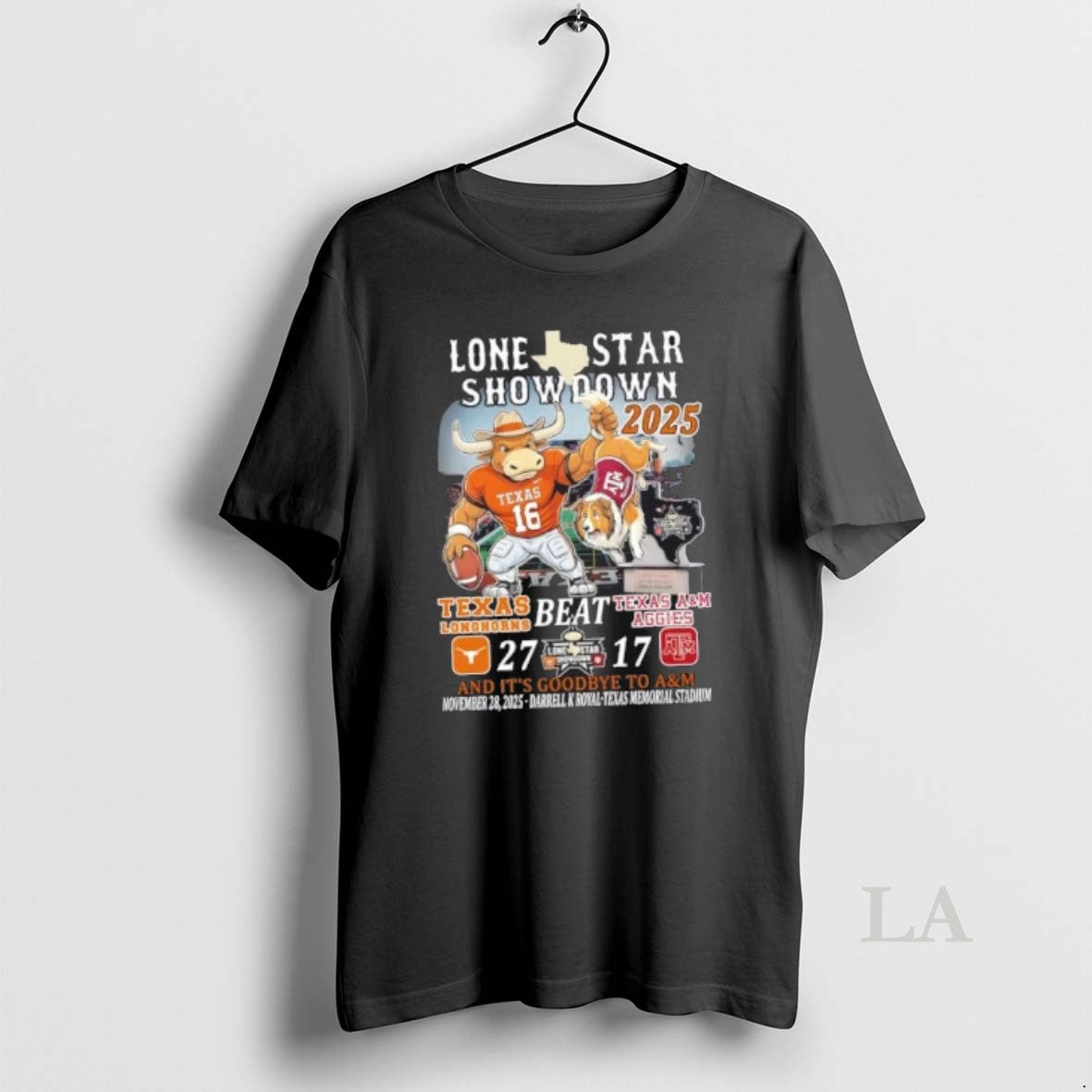 Original 2025 Lone Star Showdown Texas Longhorns Beat Texas Am Aggies Darrell K Royal Texas T-Shirts, Hoodie, Sweatshirt