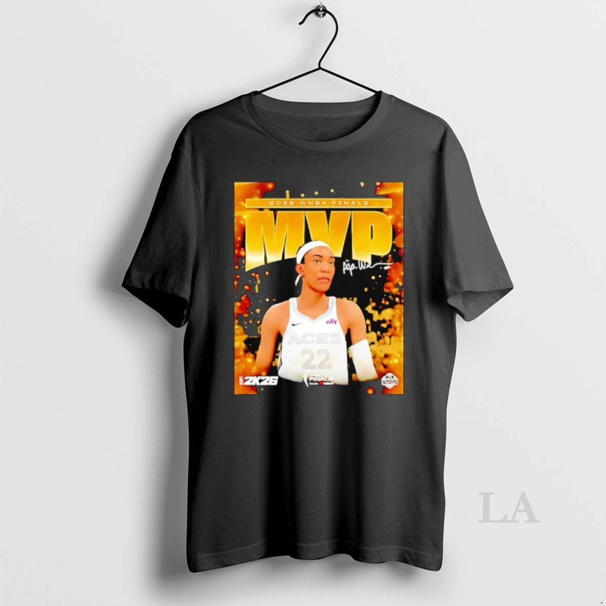 Original Aja Wilson Las Vegas Aces 2025 Wnba Finals Mvp Signature T-Shirts, Hoodie, Sweatshirt | InkRitualCo.com