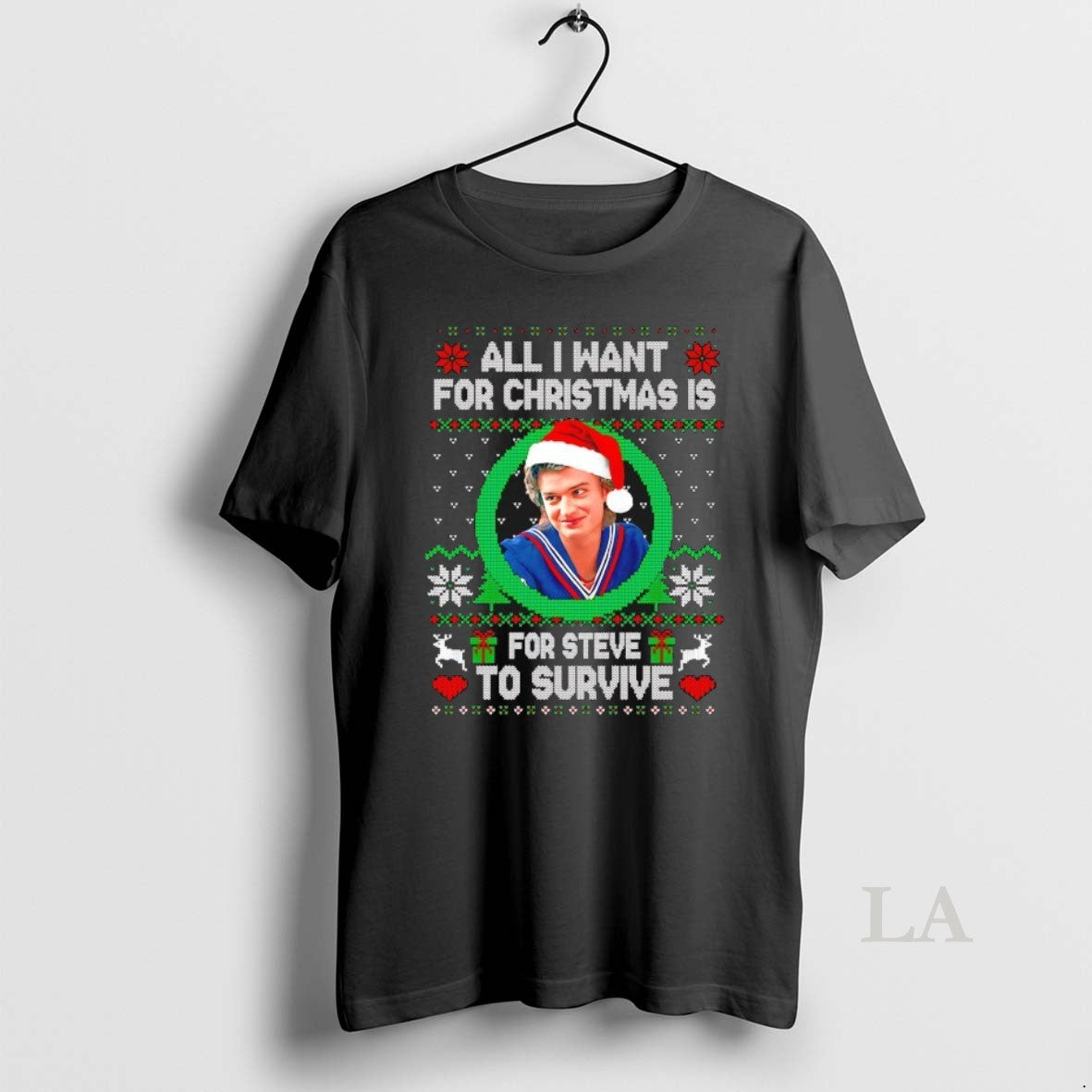 Original All I Want For Christmas Is Steve Harrington To Survive T-Shirts, Hoodie, Sweatshirt | InkRitualCo.com