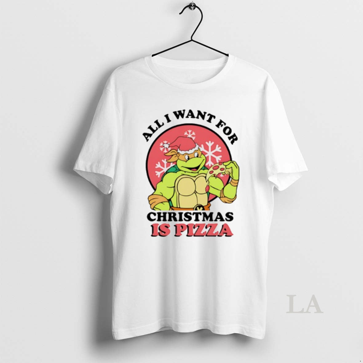 Original All I Want For Christmas Is Pizza Turtle T-Shirts, Hoodie, Sweatshirt | InkRitualCo.com