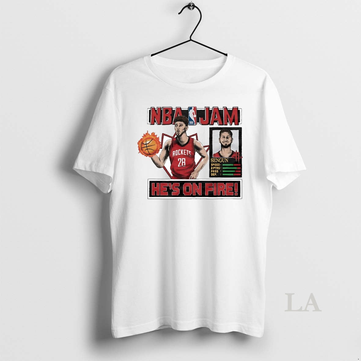 Original Alperen Sengun Hes On Fire Nba Jam Rockets T-Shirts, Hoodie, Sweatshirt | InkRitualCo.com