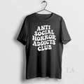 Original Anti Social Horror Addicts Club T-Shirts, Hoodie, Sweatshirt | InkRitualCo.com