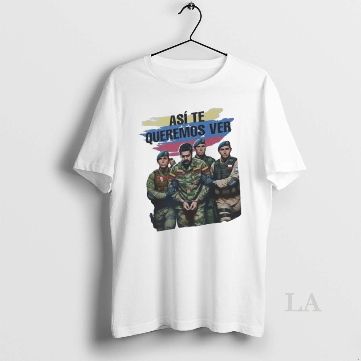 Original Asi Te Queremos Ver Maduro Arrested Satire T-Shirts, Hoodie, Sweatshirt | InkRitualCo.com