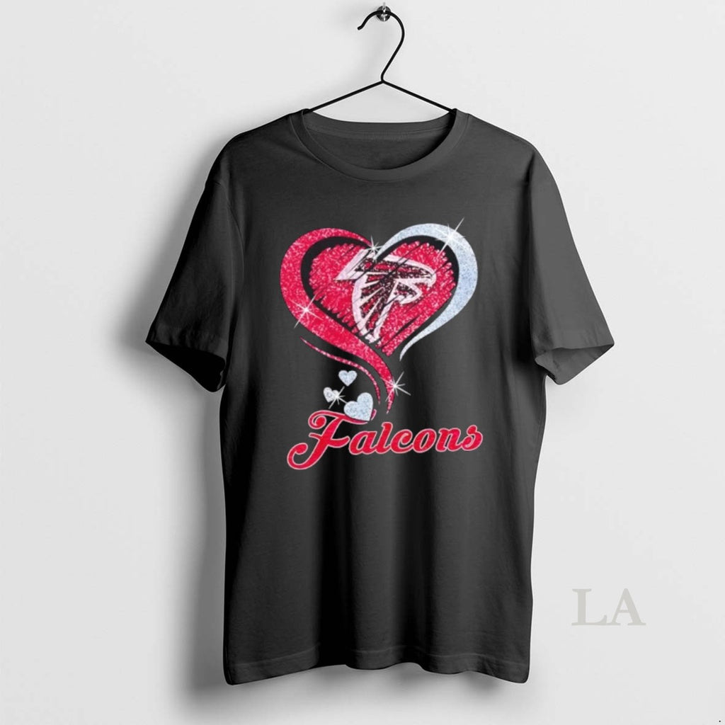 Original Atlanta Falcons Football In Glitter Heart Fans T-Shirts, Hoodie, Sweatshirt | InkRitualCo.com
