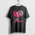 Original Atlanta Falcons Football In Glitter Heart Fans T-Shirts, Hoodie, Sweatshirt | InkRitualCo.com
