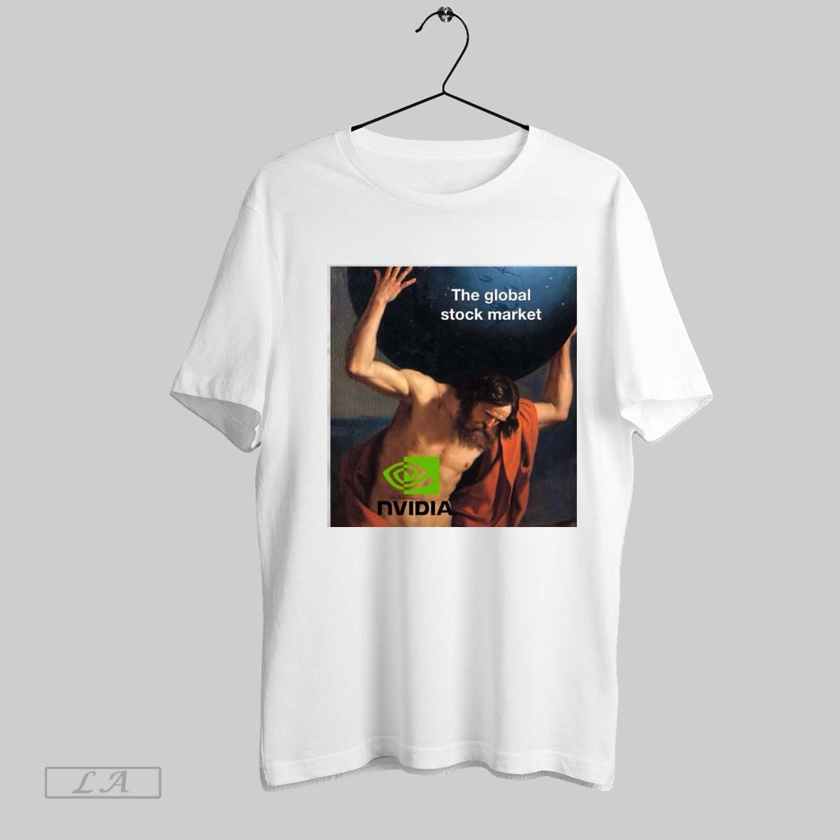 Original Awesome The Global Stock Market Nvidia Jesus T-Shirts, Hoodie, Sweatshirt | InkRitualCo.com