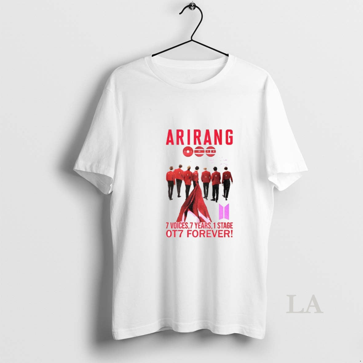 Original Bts Arirang World Tour 2026 7 Voices 7 Years 1 Stage Ot7 Forever Signatures T-Shirts, Hoodie, Sweatshirt