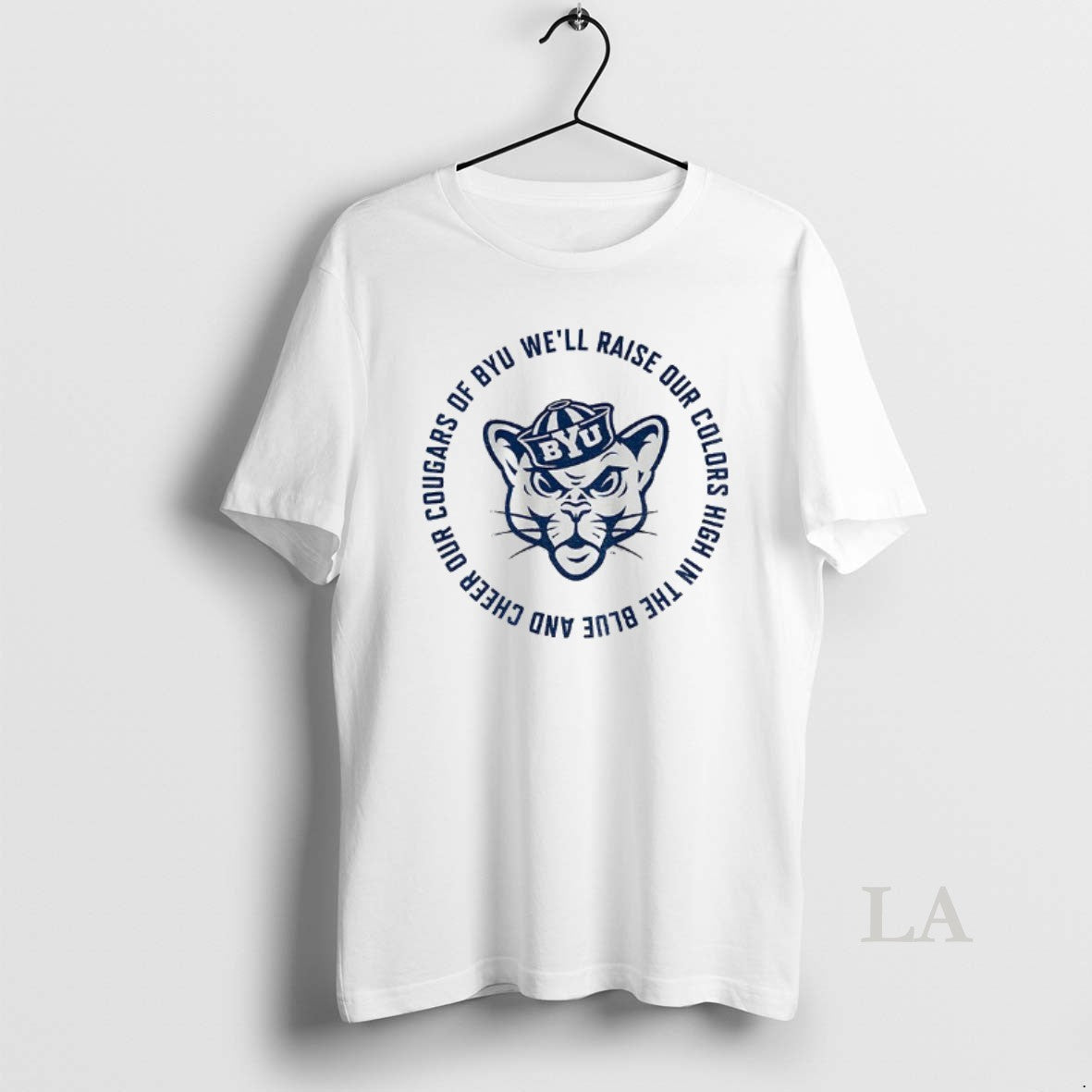 Original Byu Cougars Basketball Fight Song Well Raise Our Colors High In The Blue And T-Shirts, Hoodie, Sweatshirt