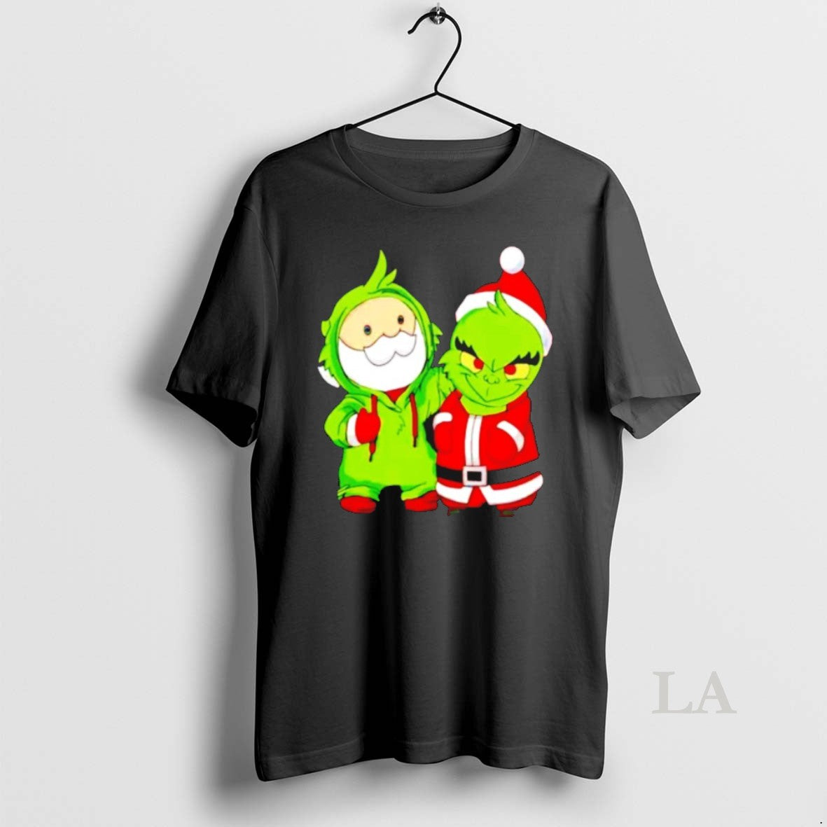 Original Baby Grinch And Santa Chibi Christmas T-Shirts, Hoodie, Sweatshirt | InkRitualCo.com