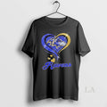 Original Baltimore Ravens Football In Glitter Heart Fans T-Shirts, Hoodie, Sweatshirt | InkRitualCo.com