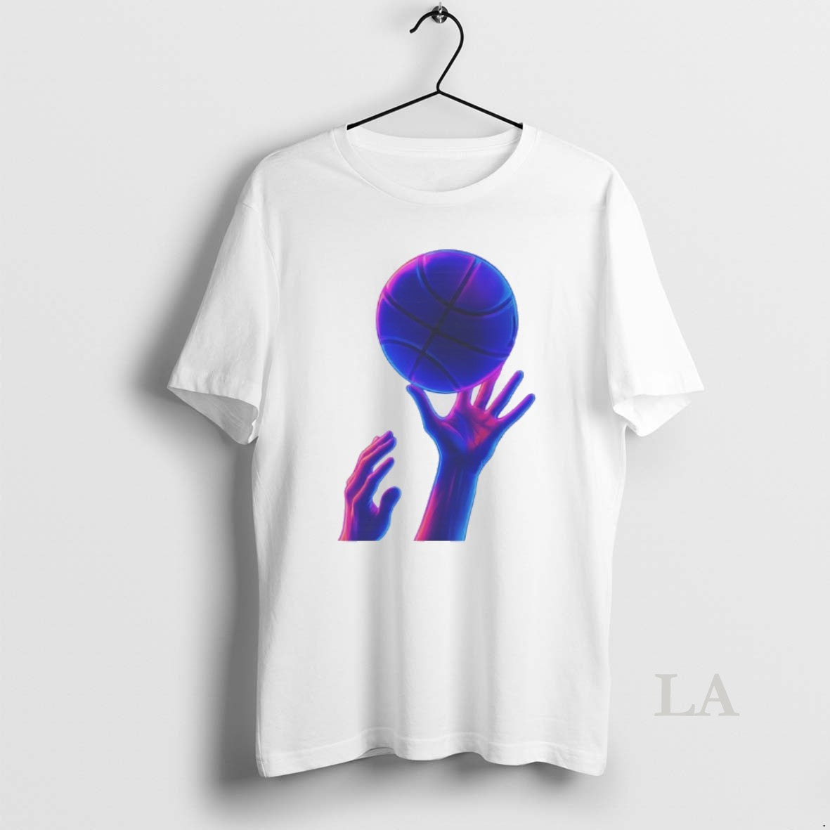 Original Basketball Hands Neon Vaporwave Graphic T-Shirts, Hoodie, Sweatshirt | InkRitualCo.com