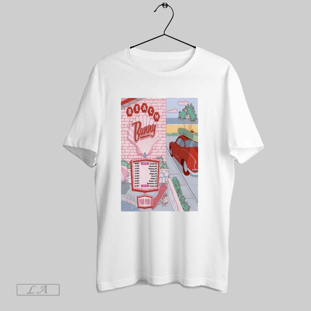 Original Beach Bunny Pom Poko Uk Eu Tour 2025 Dates T-Shirts, Hoodie, Sweatshirt | InkRitualCo.com