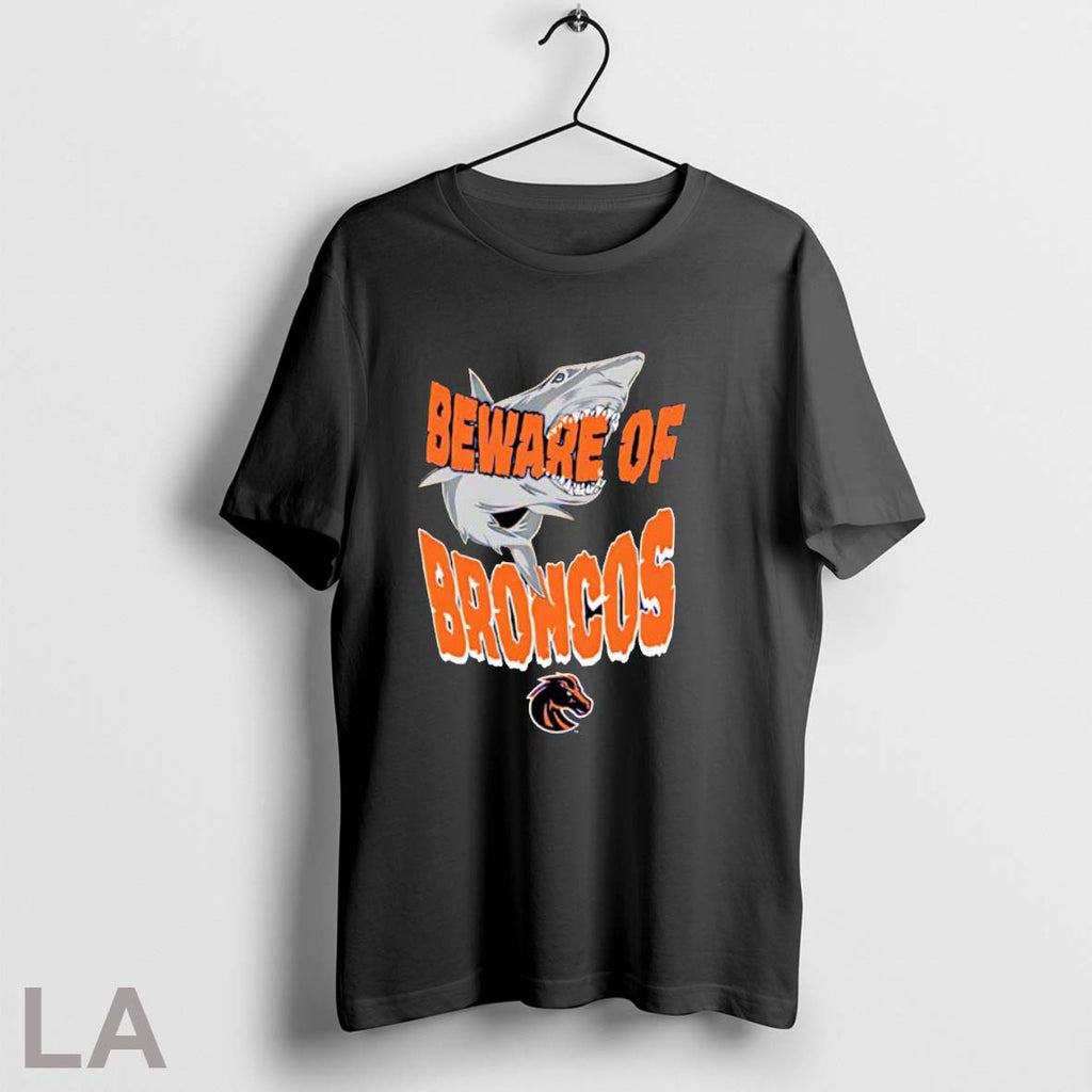 Original Beware Of Broncos Angry Shark And Horse Head Logo T-Shirts, Hoodie, Sweatshirt | InkRitualCo.com