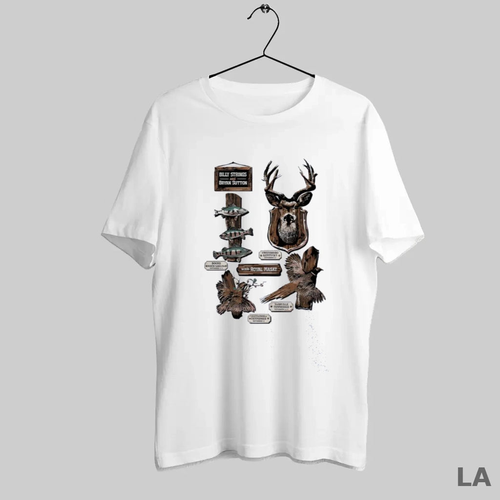 Original Billy Strings And Bryan Sutton With Royal Masat Taxidermy 25 Animals Graphic T-Shirts, Hoodie, Sweatshirt