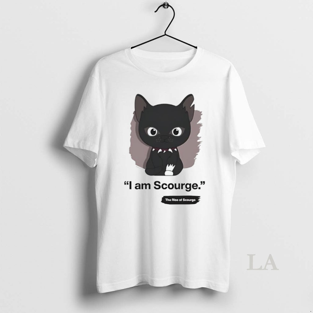 Original Black Cat I Am Scourge The Rise Of Scourge T-Shirts, Hoodie, Sweatshirt | InkRitualCo.com