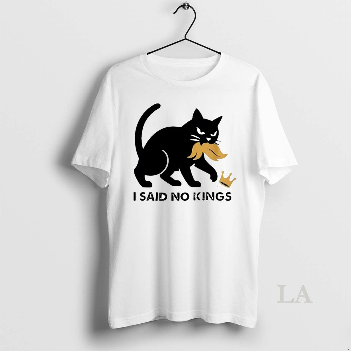 Original Black Cat I Said No Kings Anti Trump T-Shirts, Hoodie, Sweatshirt | InkRitualCo.com