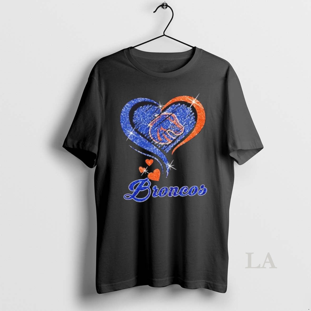 Original Boise State Broncos Football In Glitter Heart Fans T-Shirts, Hoodie, Sweatshirt | InkRitualCo.com