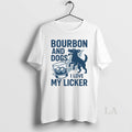 Original Bourbon And Dogs I Love My Licker Bourbon Drinking T-Shirts, Hoodie, Sweatshirt | InkRitualCo.com