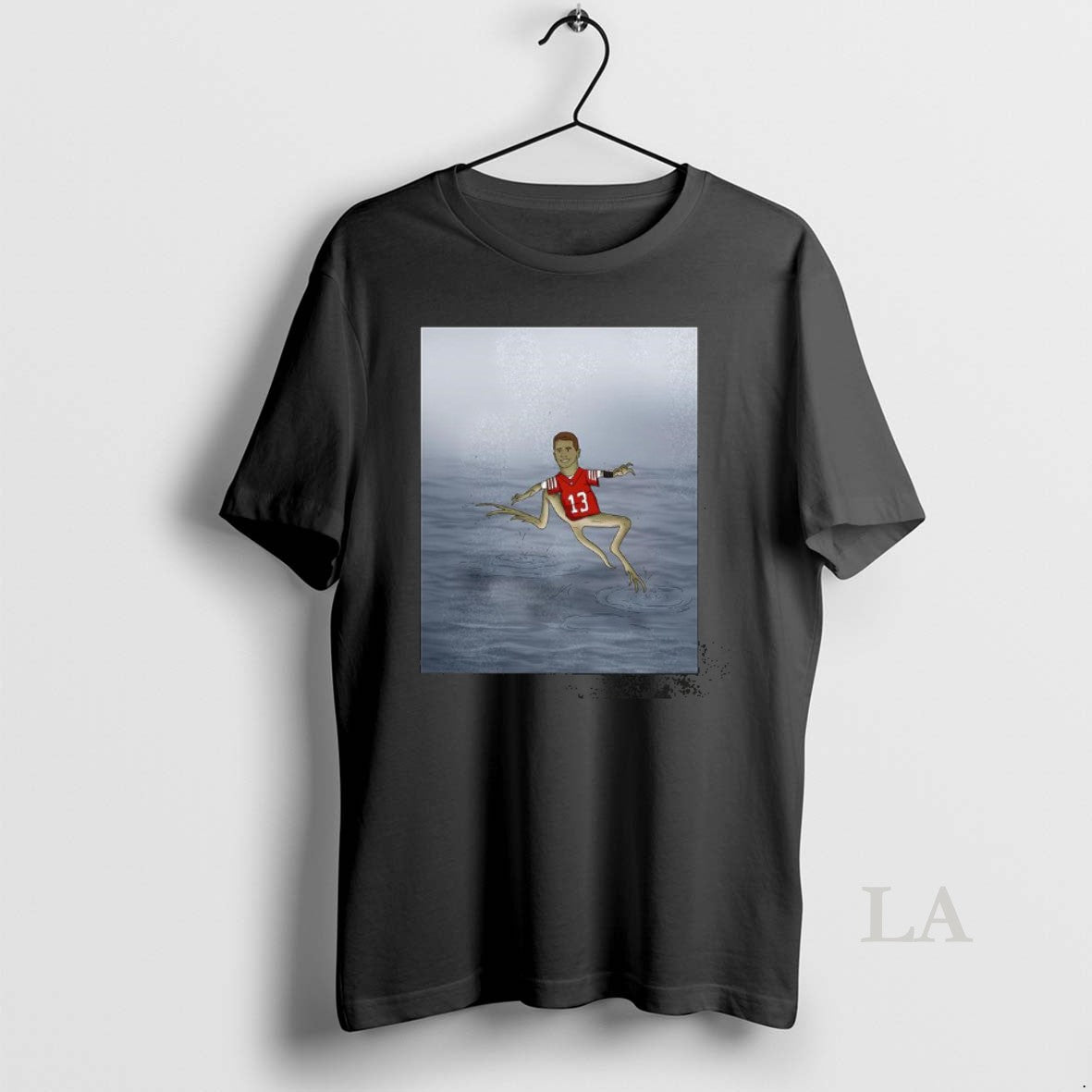 Original Brock Purdy Jesus Christ Lizard Running On Water T-Shirts, Hoodie, Sweatshirt | InkRitualCo.com
