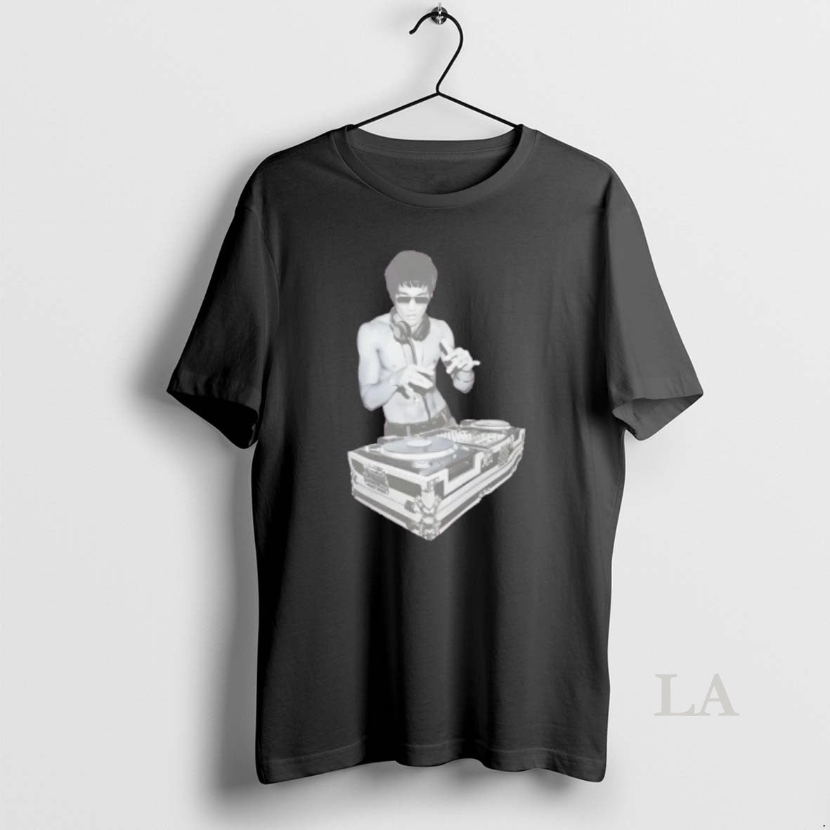 Original Bruce Lee Dj Kung Fu Master Mixing Vinyl T-Shirts, Hoodie, Sweatshirt | InkRitualCo.com