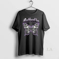 Original Butterfly Skull Gothic Purple Death Metal Artwork Ceramic Ceramic And Classic Dad Cap T-Shirts, Hoodie, Sweatshirt