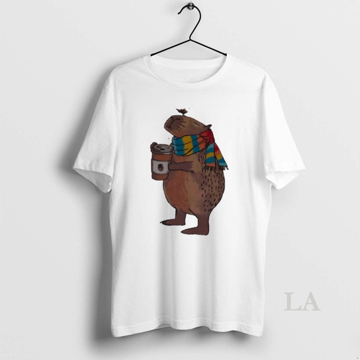 Original Capybara Drink Coffee T-Shirts, Hoodie, Sweatshirt | InkRitualCo.com