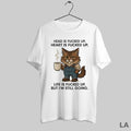 Original Cat Head Is Fucked Up Heart Is Fucked Up T-Shirts, Hoodie, Sweatshirt | InkRitualCo.com